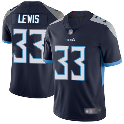 Tennessee Titans Limited Navy Blue Men Dion Lewis Home Jersey NFL Football 33 Vapor Untouchable